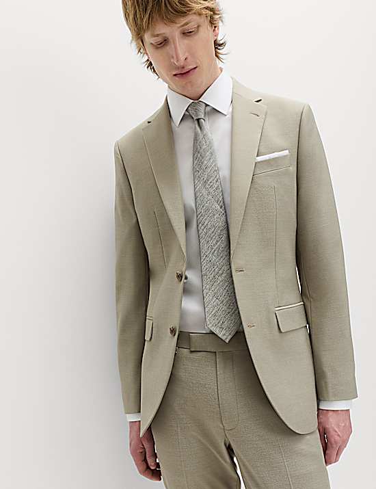 Tailored Striped Longline Waistcoat