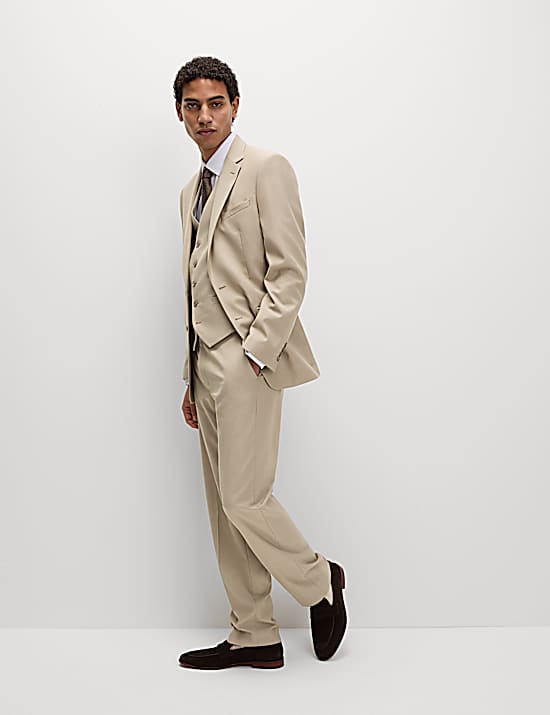 Tailored Striped Longline Waistcoat