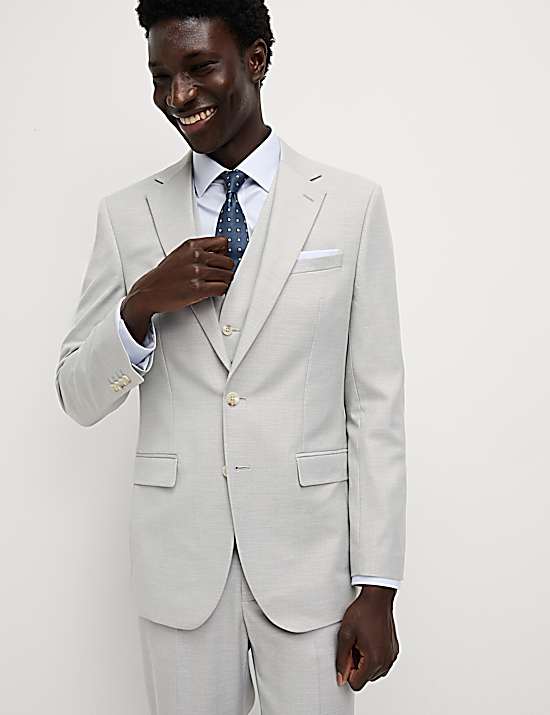 Tailored Striped Longline Waistcoat