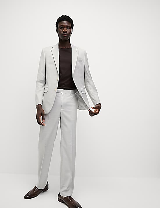 Tailored Striped Longline Waistcoat