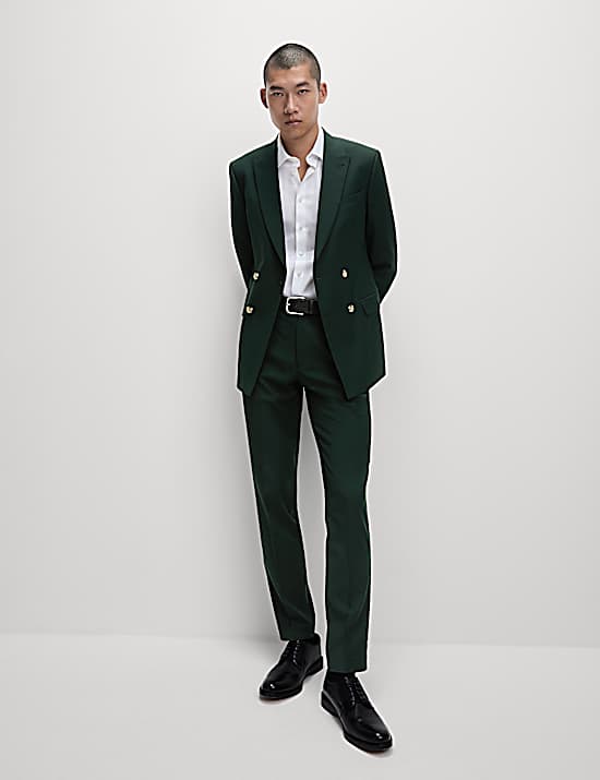 Tailored Striped Longline Waistcoat
