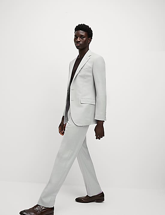 Tailored Striped Longline Waistcoat