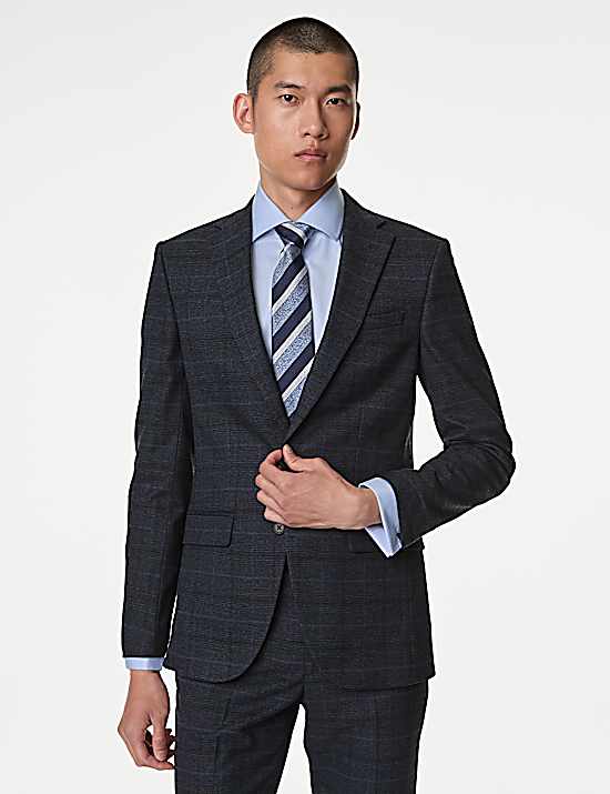 Tailored Striped Longline Waistcoat
