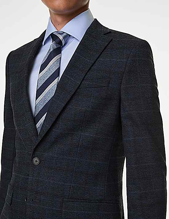 Tailored Striped Longline Waistcoat