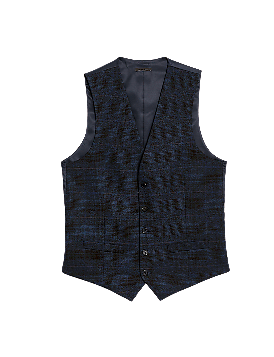 Tailored Striped Longline Waistcoat