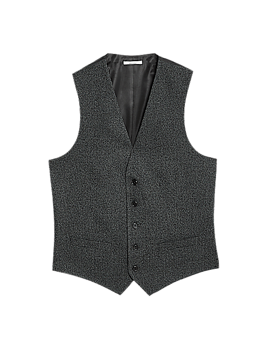 Tailored Striped Longline Waistcoat