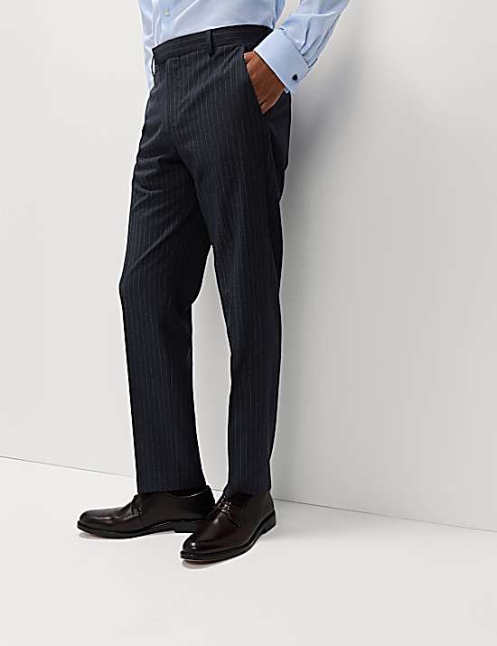 Tailored Striped Longline Waistcoat