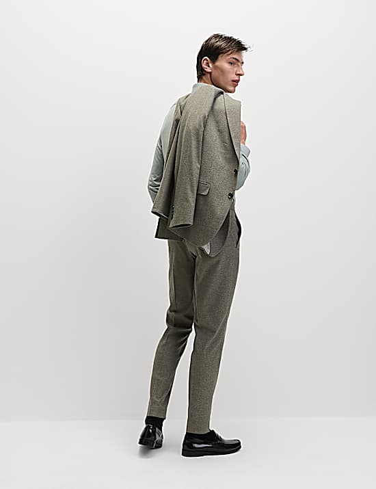 Tailored Striped Longline Waistcoat