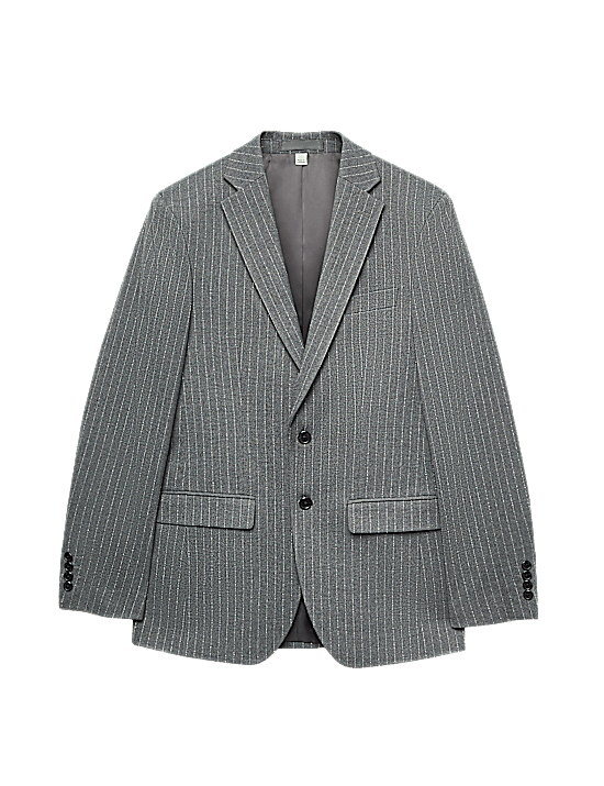 Tailored Striped Longline Waistcoat
