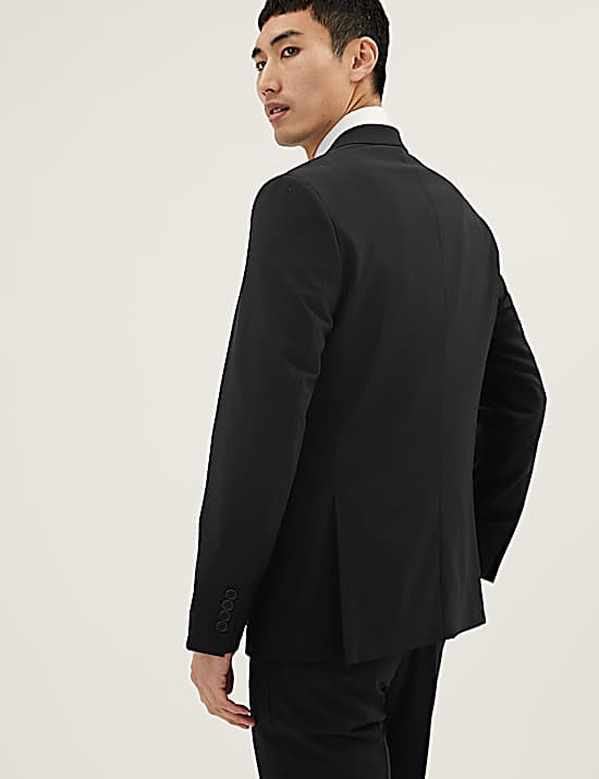 Tailored Striped Longline Waistcoat