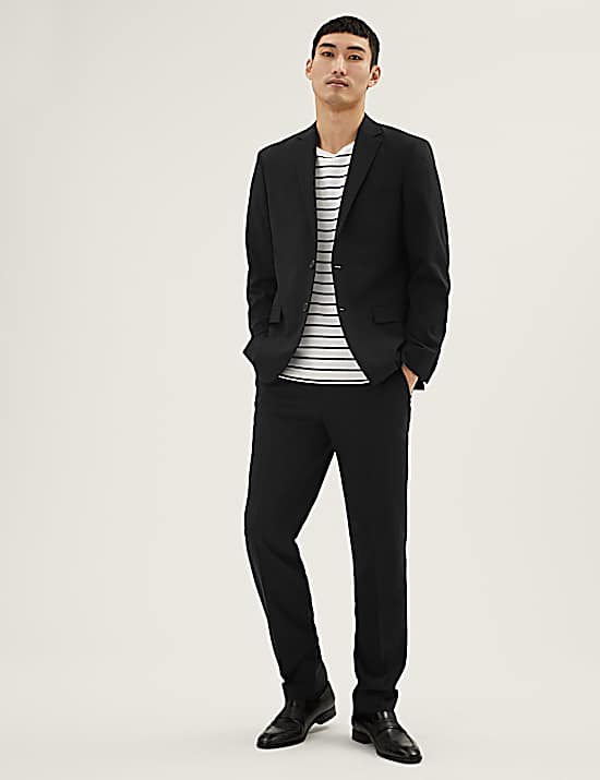 Tailored Striped Longline Waistcoat