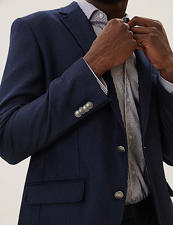Tailored Striped Longline Waistcoat