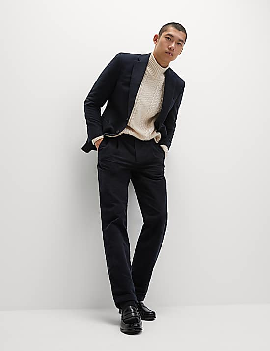 Tailored Striped Longline Waistcoat