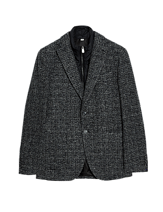 Tailored Striped Longline Waistcoat