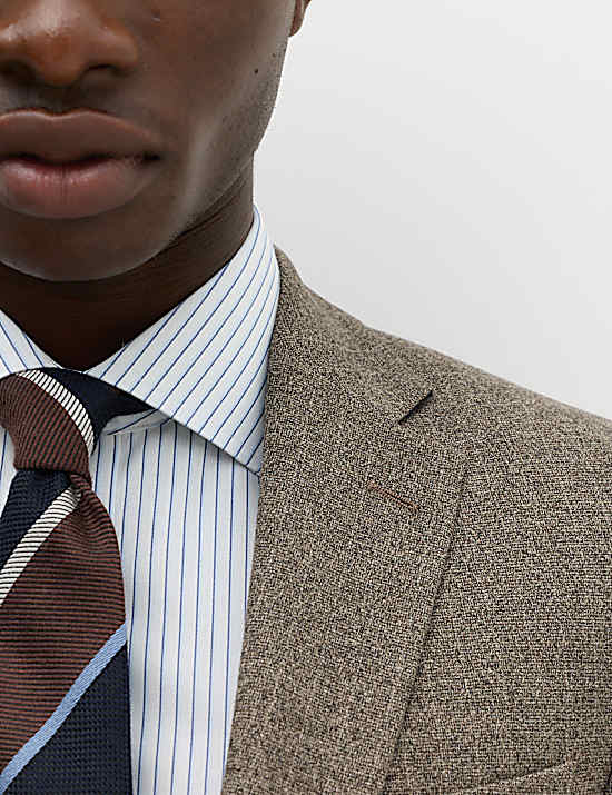 Tailored Striped Longline Waistcoat