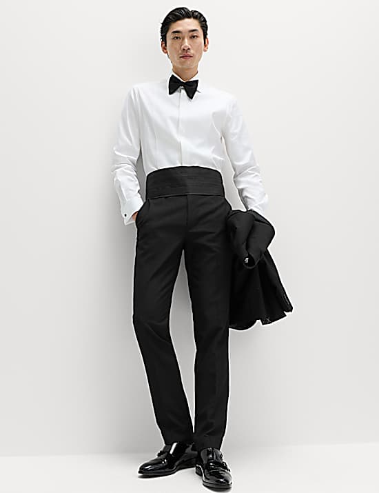 Tailored Striped Longline Waistcoat