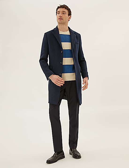 Tailored Striped Longline Waistcoat
