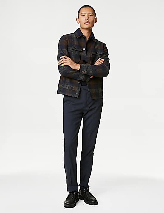 Tailored Striped Longline Waistcoat