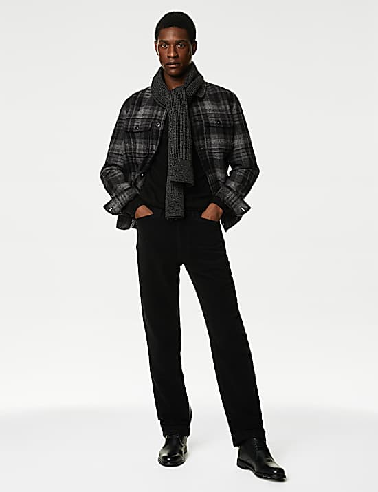 Tailored Striped Longline Waistcoat