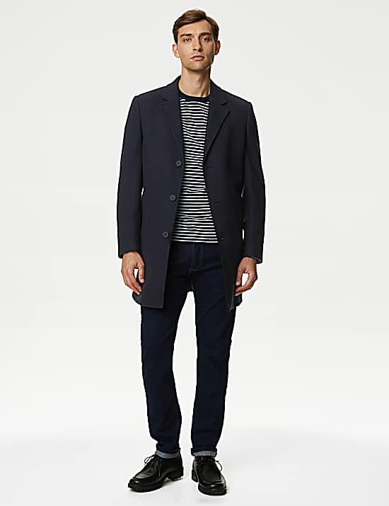 Tailored Striped Longline Waistcoat