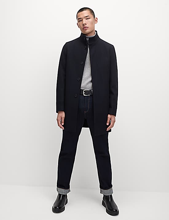 Tailored Striped Longline Waistcoat