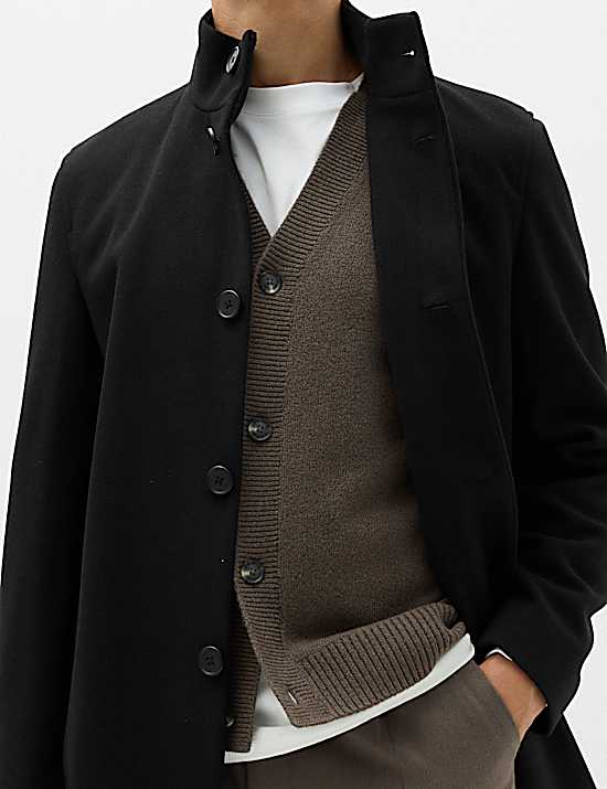 Tailored Striped Longline Waistcoat
