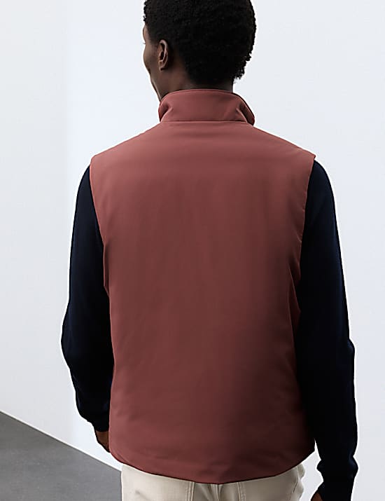 Tailored Striped Longline Waistcoat