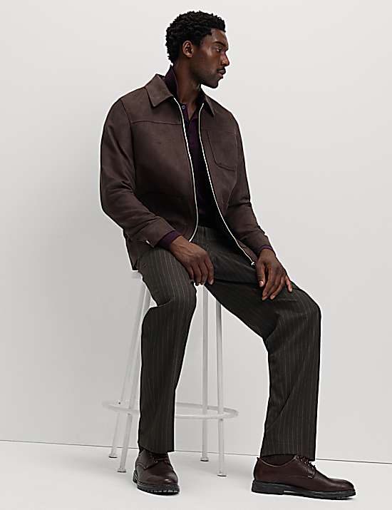 Tailored Striped Longline Waistcoat
