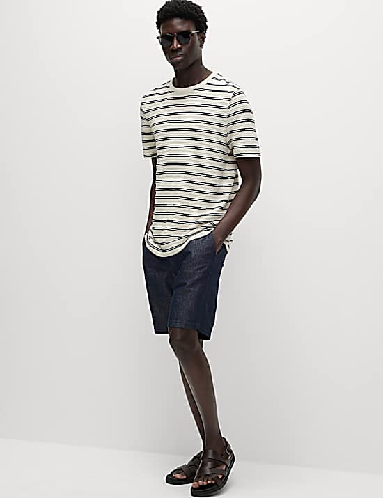 Tailored Striped Longline Waistcoat