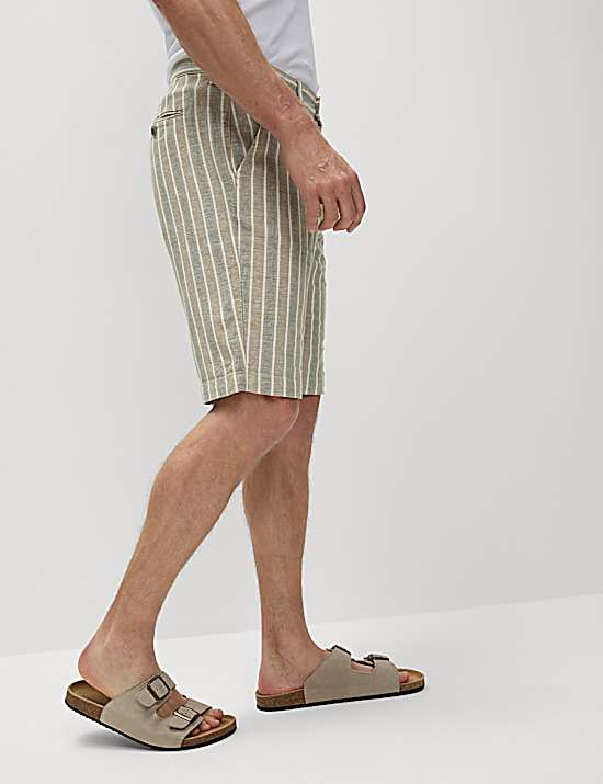 Tailored Striped Longline Waistcoat