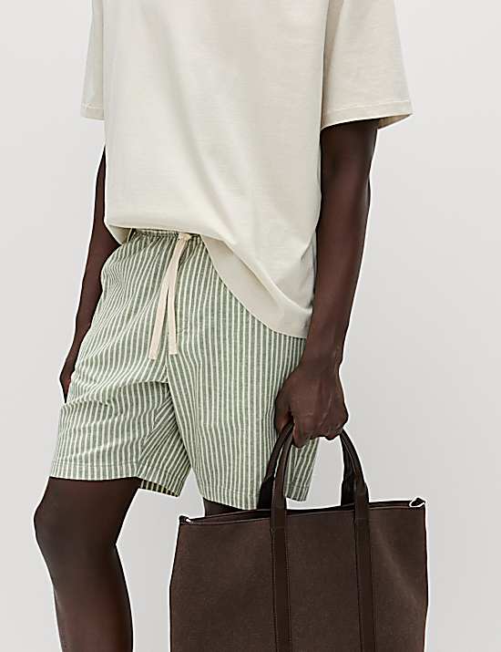 Tailored Striped Longline Waistcoat