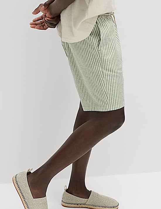 Tailored Striped Longline Waistcoat