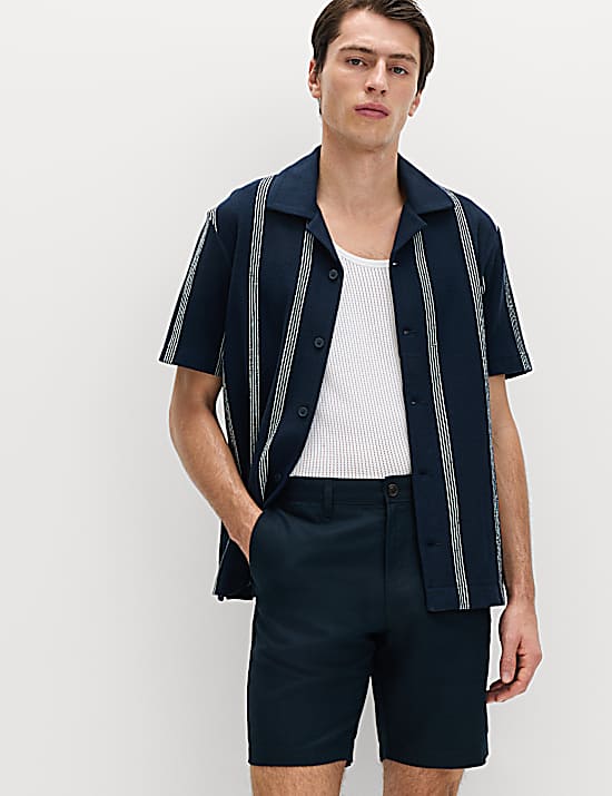Tailored Striped Longline Waistcoat