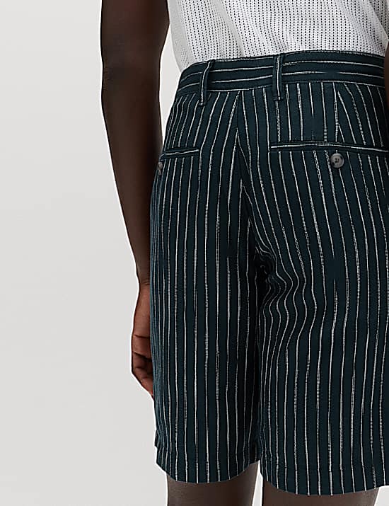 Tailored Striped Longline Waistcoat