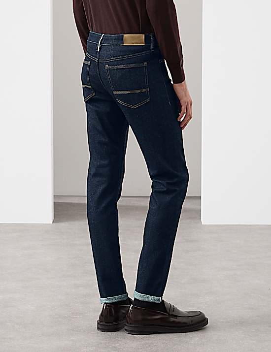 Tailored Striped Longline Waistcoat