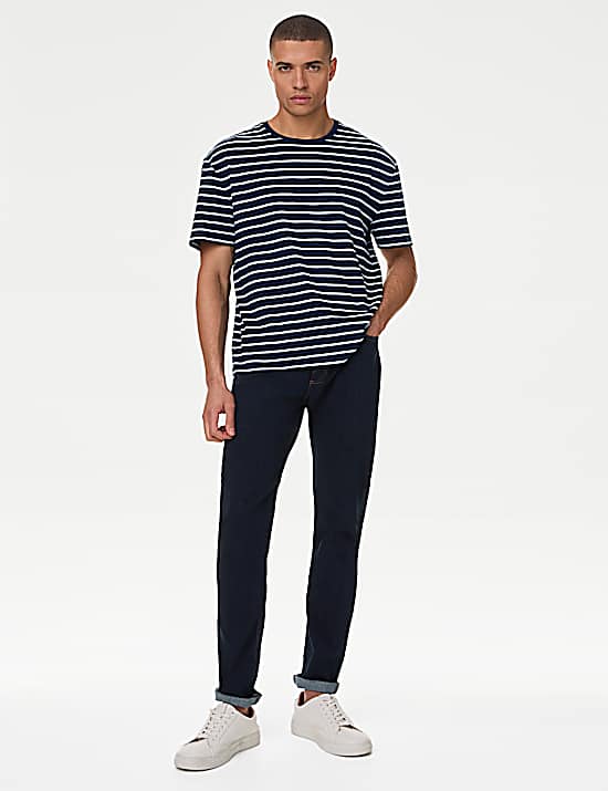 Tailored Striped Longline Waistcoat