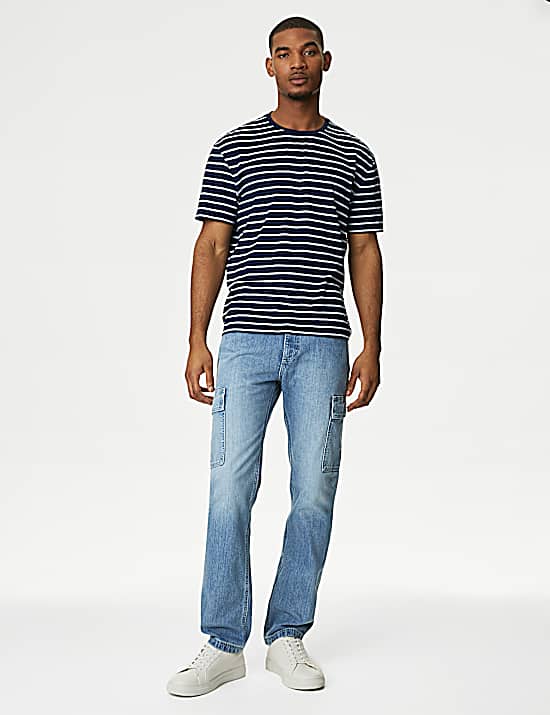 Tailored Striped Longline Waistcoat
