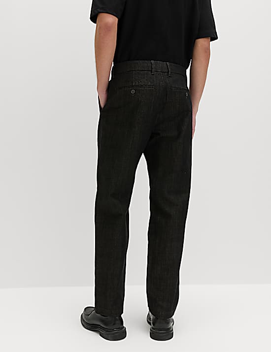 Tailored Striped Longline Waistcoat