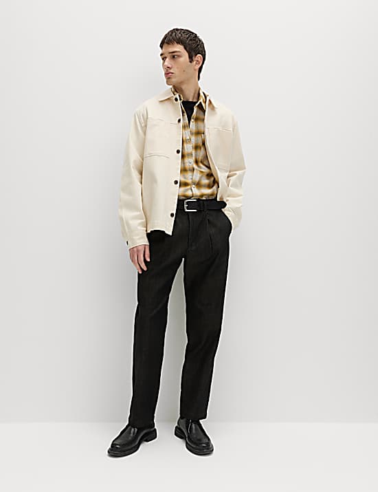 Tailored Striped Longline Waistcoat