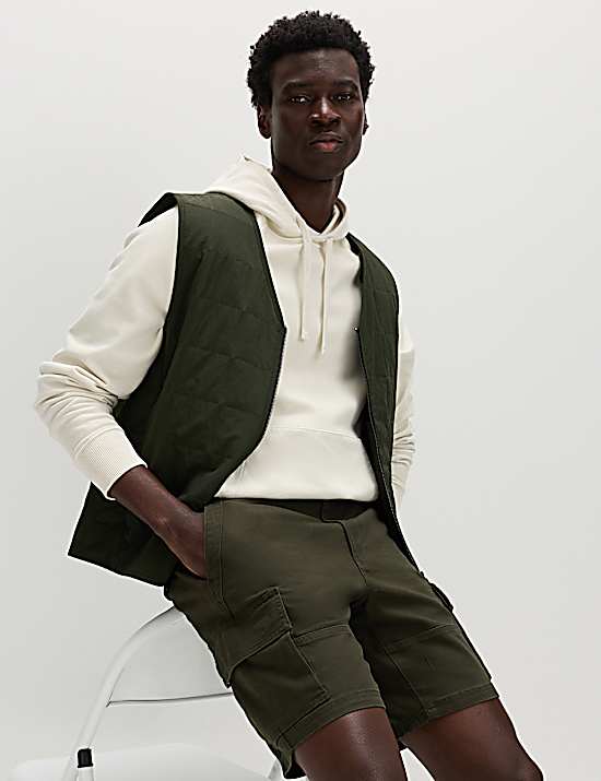 Tailored Striped Longline Waistcoat