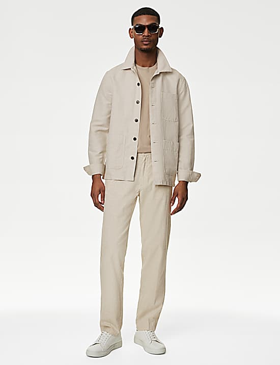 Tailored Striped Longline Waistcoat