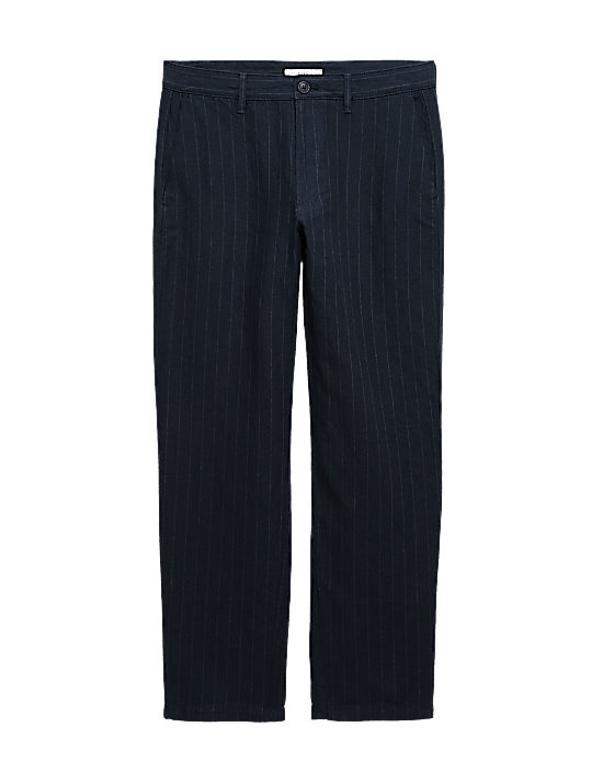 Tailored Striped Longline Waistcoat