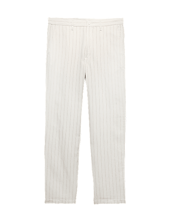 Tailored Striped Longline Waistcoat