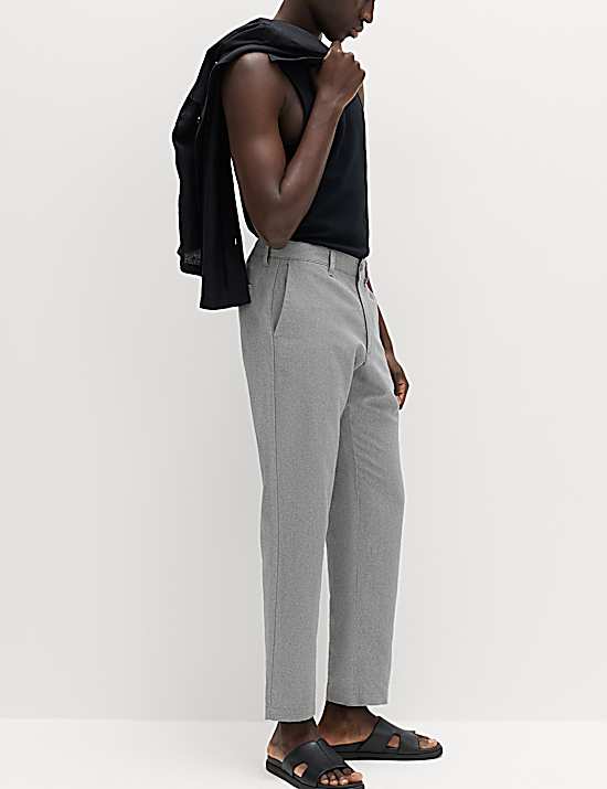 Tailored Striped Longline Waistcoat