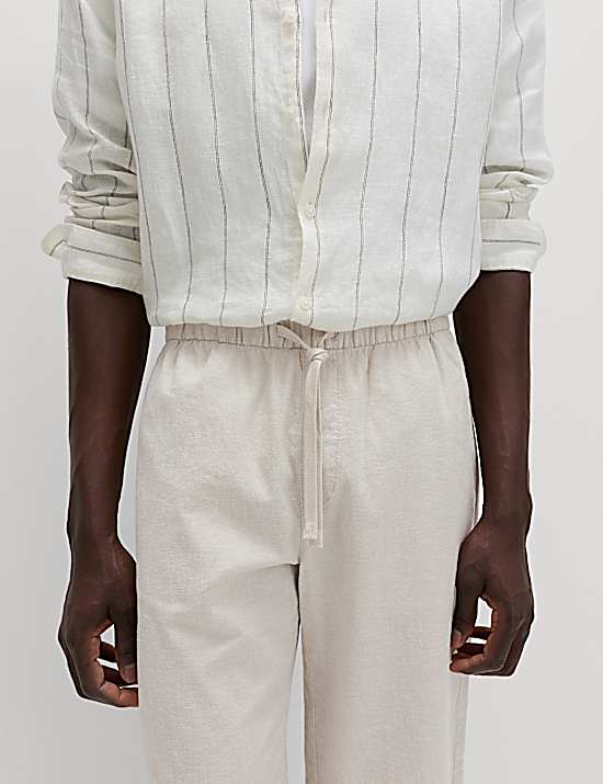 Tailored Striped Longline Waistcoat