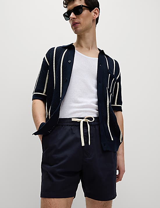 Tailored Striped Longline Waistcoat