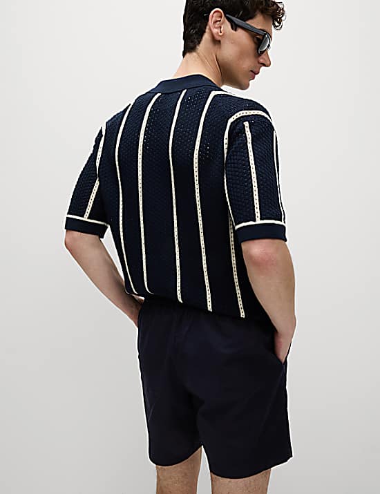 Tailored Striped Longline Waistcoat