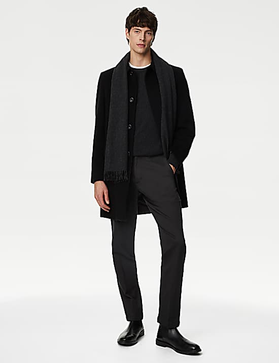 Tailored Striped Longline Waistcoat