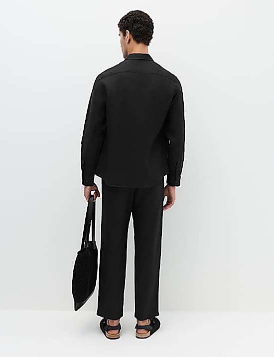 Tailored Striped Longline Waistcoat