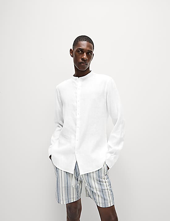 Tailored Striped Longline Waistcoat